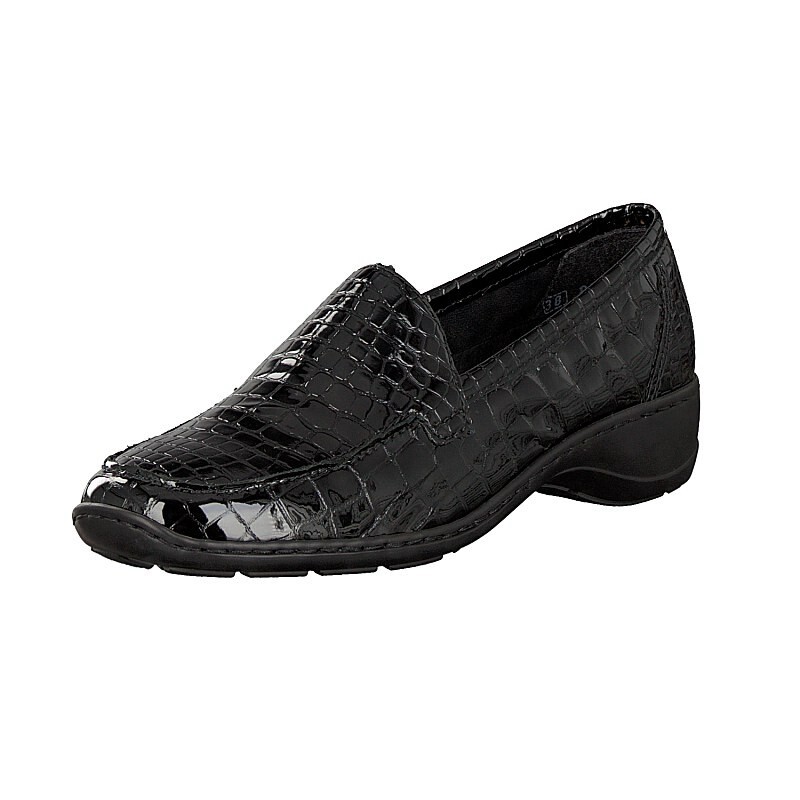 Damske Slip On Rieker 583A0-00, Čierne